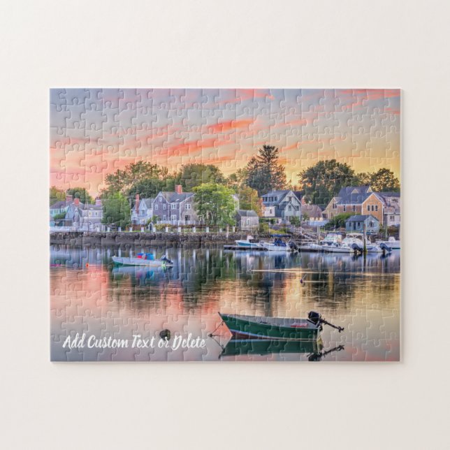 Custom Photo Puzzle Landscape, Beach Ocean House (Horizontal)