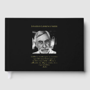 Custom photo quote celebration of life funeral guest book
