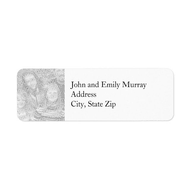 Custom Photo Return Address Labels (Front)