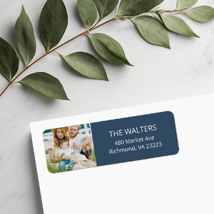 Custom Photo Return Address Labels