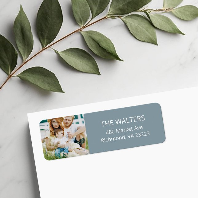 Custom Photo Return Address Labels (Creator Uploaded)