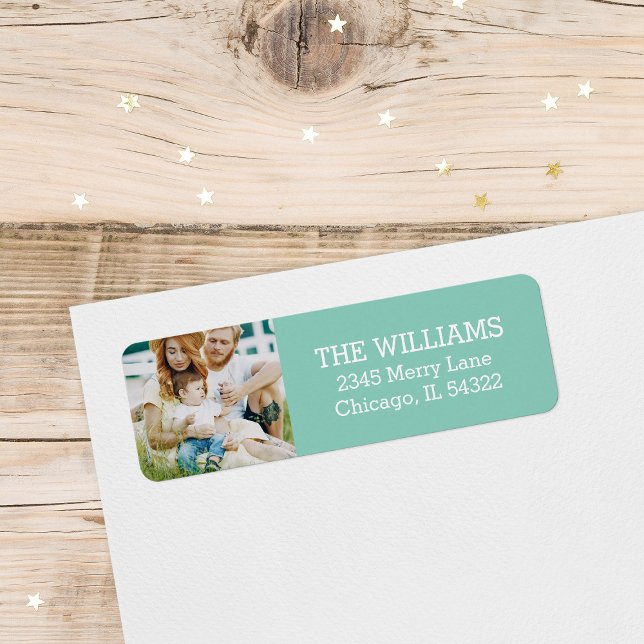 Custom Photo Return Address Labels (Creator Uploaded)