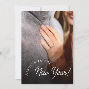 Custom Photo Ringing in the new year  Save The Date