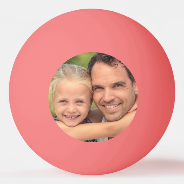 Custom photo Rosa Ping Pong Ball (Front)