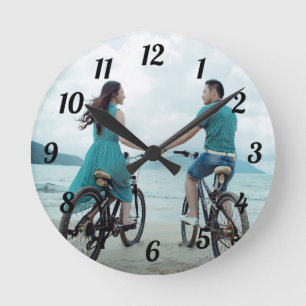 Custom Photo Round Clock