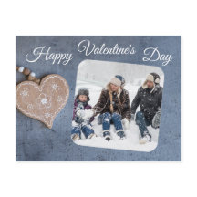 Custom Photo Rustic Country Happy Valentines Day