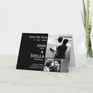 Custom Photo Save the Date Card