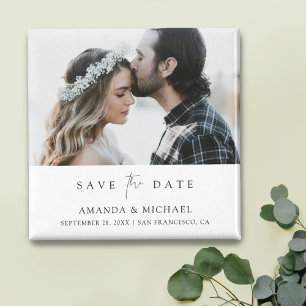 Custom Photo Save the Date Magnet Template