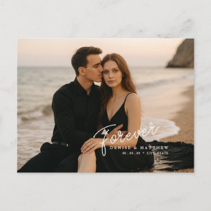Custom Photo Save the Date Postcard