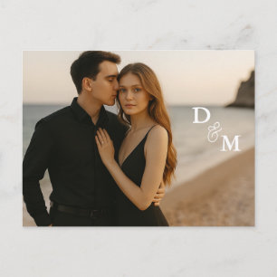 Custom Photo Save the Date Postcard