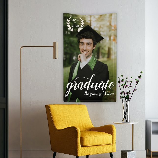 Custom Photo Script Graduate Banner (Creator Uploaded)