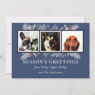 Custom Photo Season's Greetings Holiday Card