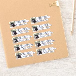 Custom Photo Shaped Return Address Labels