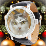 Custom Photo Simple Elegant Personalized Watch<br><div class="desc">Upload a photo, and easily create your personalized watch. You can TRANSFER this DESIGN on other Zazzle products and adjust it to fit most of the Zazzle items. You can also click the CUSTOMIZE FURTHER to add a text line. Standard Studio designs are made in high-resolution vector graphics for a...</div>