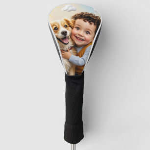 Custom Photo Simple Personalized Golfer Driver Golf Head Cover