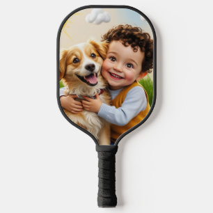 Custom Photo Simple Personalized Golfer Driver Pickleball Paddle