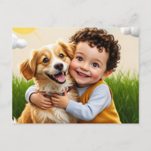 Custom Photo Simple Personalized Golfer Driver Postcard