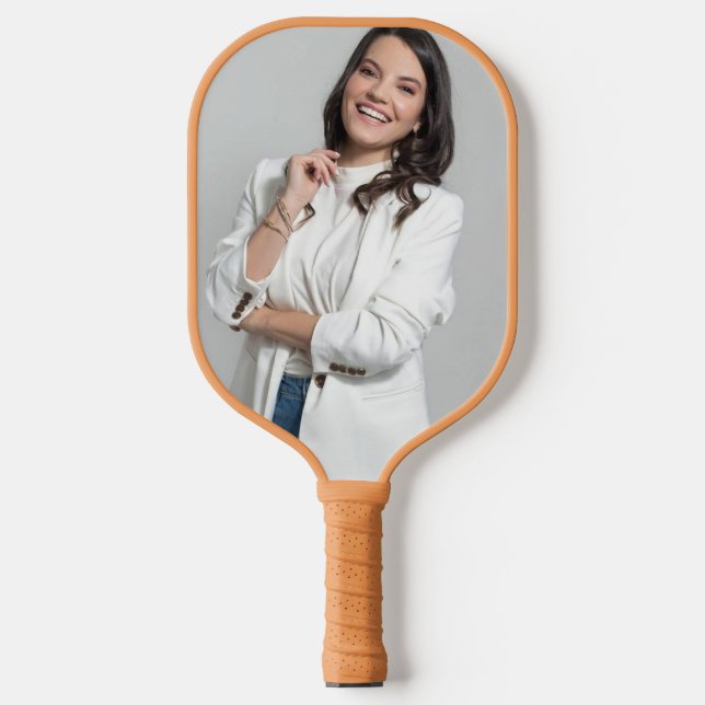 Custom Photo Simple Personalized  Pickleball Paddle (Front)