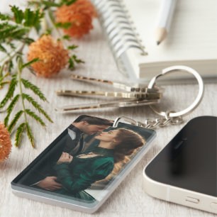 Custom Photo Single-Sided Rectangle Memory Keychain