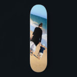 Custom Photo Skateboard with Your Photos Design<br><div class="desc">Custom Photo Scateboard - Your Own Design - Special - Personalized Family / Friends or Personal Gift - Add Your Photo / or Text - Resize and move or remove and add elements / image with customization tool. Choose / add your favourite font / text colour ! You can transfer...</div>