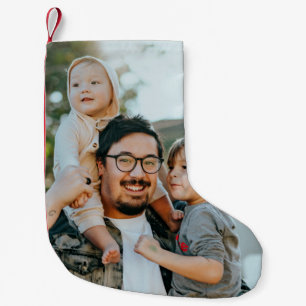 Custom Photo Small Christmas Stocking