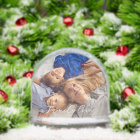 Custom Photo Snow Globe – Personalized Gift
