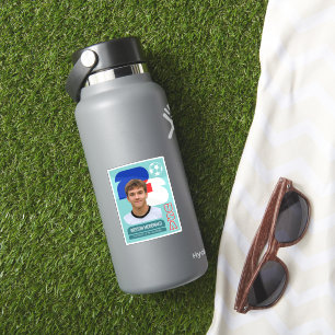 Custom Photo Soccer Sticker, Custom Country Colour