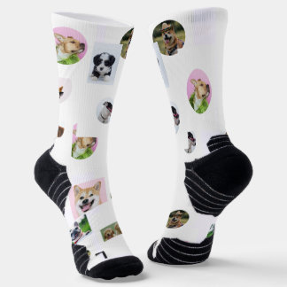 Custom photo socks with super cute pets