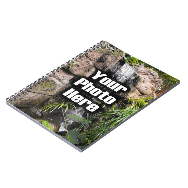 Custom Photo Spiral Bound Notebook (Left Side)