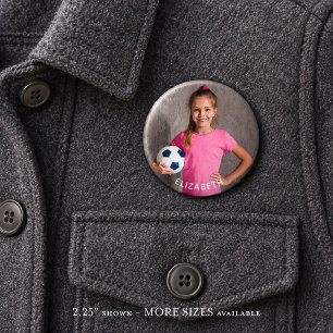 Custom Photo Sports Button