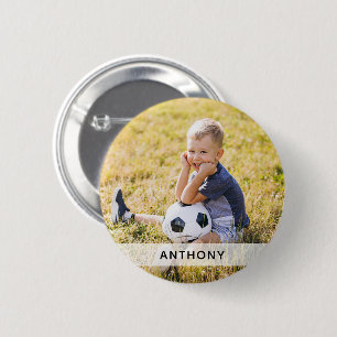 Custom Photo Sports  Button
