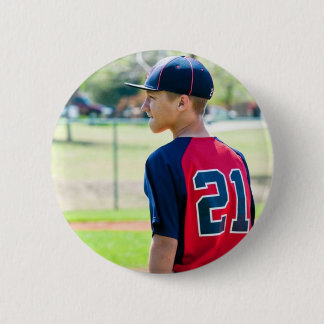 Custom Photo Sports Button/Pin 2 Inch Round Button
