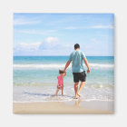 Custom Photo. Square Fridge Magnet.