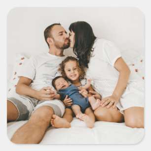 Custom Photo Square Sticker