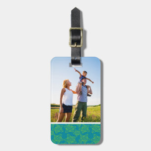 Custom Photo Starfish Crowd Pattern Luggage Tag
