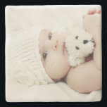 Custom Photo Stone Coaster<br><div class="desc">Create a personalized photo gift with your own photo, from your beloved family photo to your adorable pet photo, to make your design unique. Perfect as holiday gift for family, gift for newlyweds, family reunion favours and gift for any special occasions to make your loved ones smile. Please Note: The...</div>