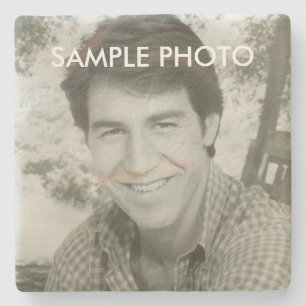 Custom Photo Stone Coaster – Personalized