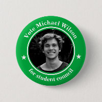 Custom Photo Student Union Election Light Green