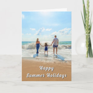 Custom Photo Summer Card Personalized Your Photos