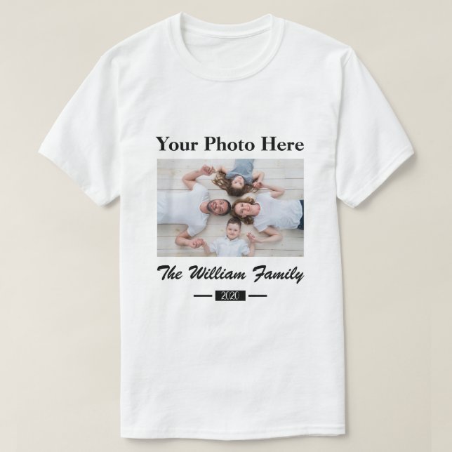 Custom Photo T-Shirt (Design Front)