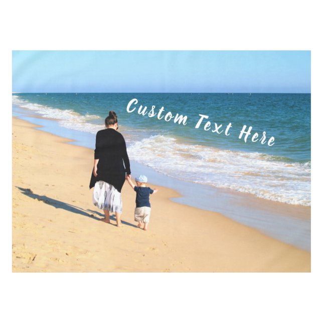 Custom Photo Tablecloth Your Photos and Text