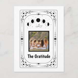Custom Photo Tarot Friend Sister Whimsical Magical Holiday Postcard