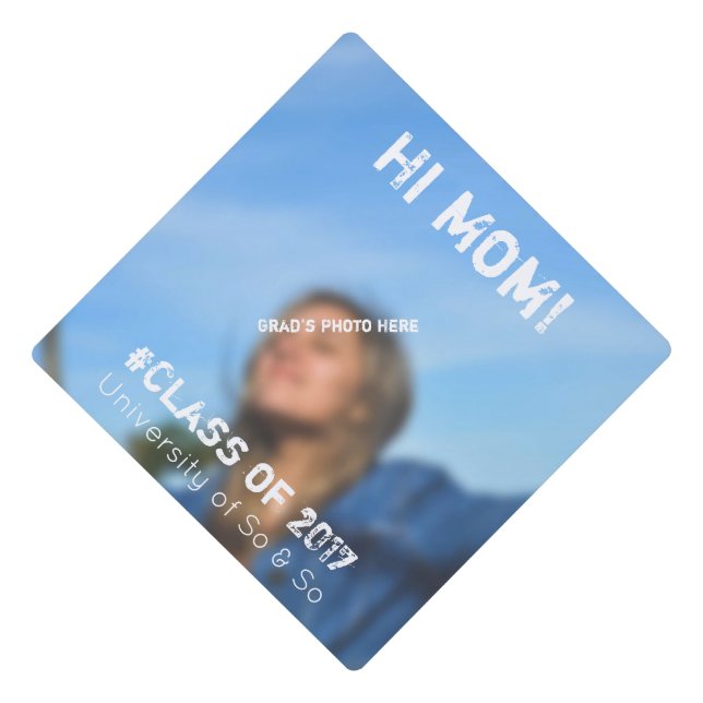 Custom Photo Tassel Topper (Front)