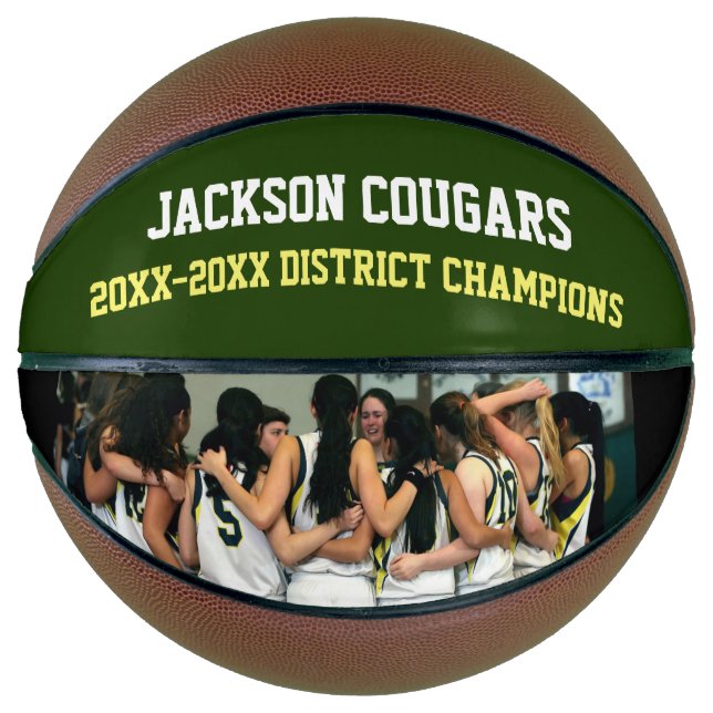 Custom Photo Team Basketball (Front)