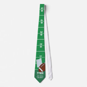 Custom Photo Template Football Tie