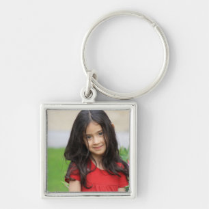 Custom Photo Template Keepsake Keychain