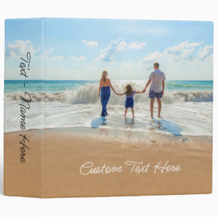 Custom Photo Text Binder with Your Favourite Photo