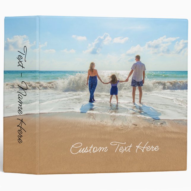 Custom Photo Text Binder with Your Favourite Photo (Front/Spine)