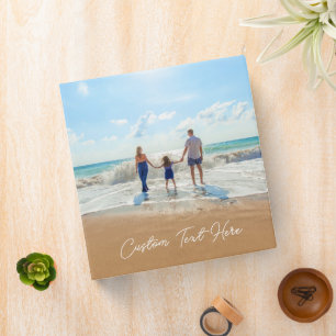 Custom Photo Text Binder Your Family Photos Design