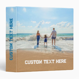 Custom Photo Text Binder Your Family Photos Gift
